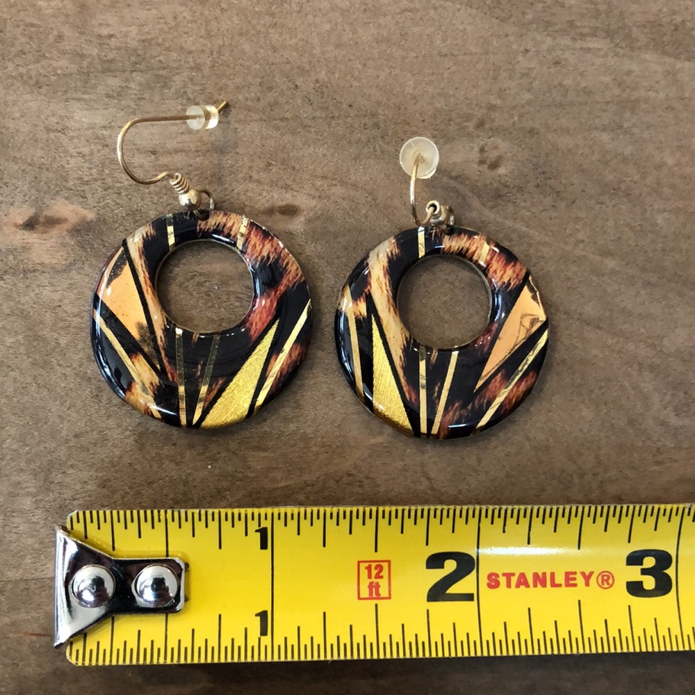 Abstract Earrings - Picture 4 of 4